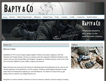 Tablet Screenshot of bapty.co.uk